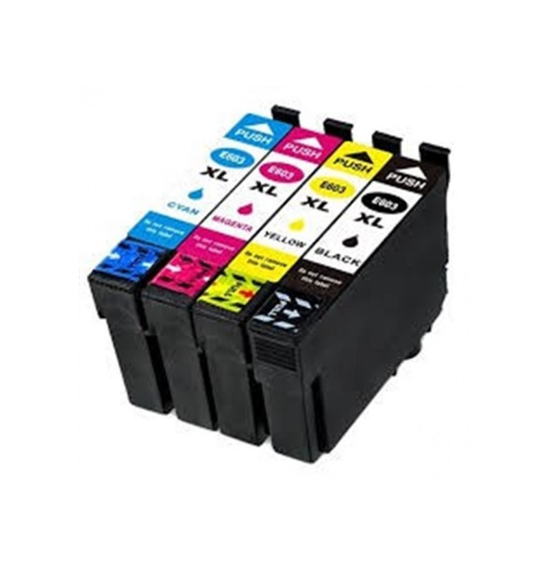 PACK 4 CARTUCCE T603XL BK-C-M-Y COMPATIBILI
